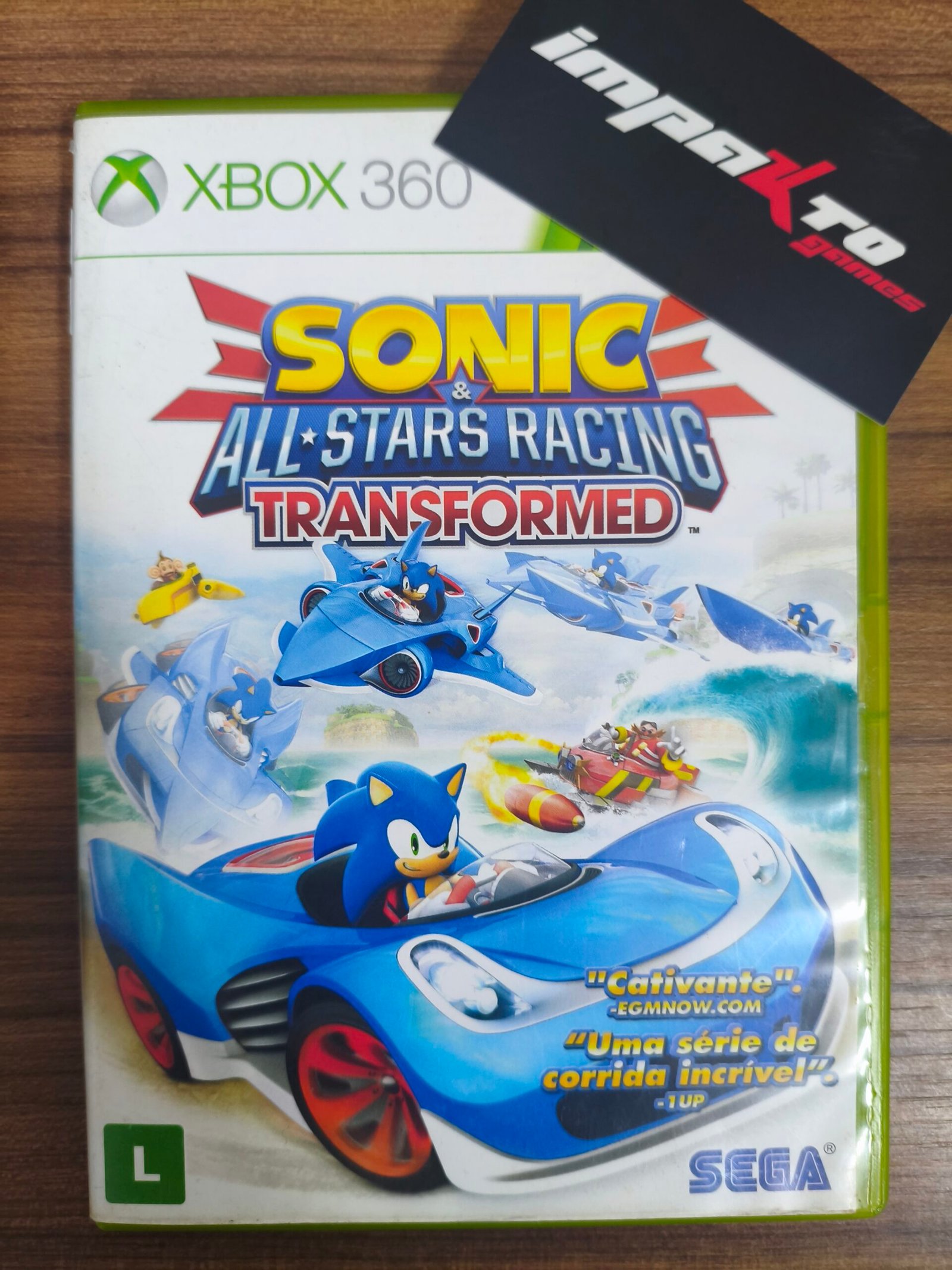 IMG_20260919_140100 Sonic All Star Racing Xbox 360 - Imagem 1