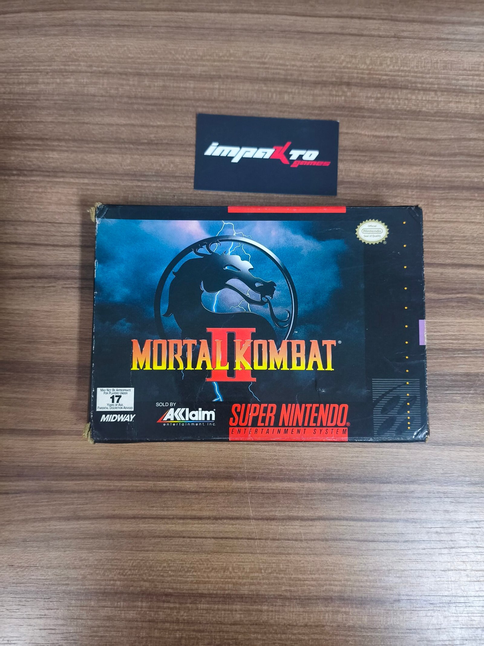 MVIMG_20260923_102109 Mortal Kombat II SNES - Imagem 1