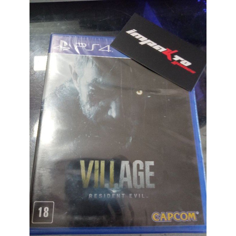 resident Evil Village lacrado PS 4