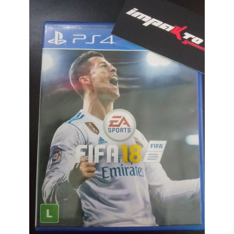 FIFA 18 PS 4 USADO