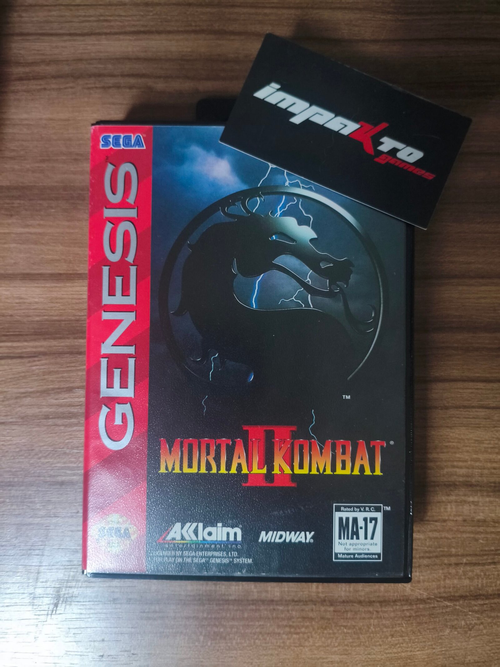 MVIMG_20260907_133150 Mortal Kombat II Mega Drive - Imagem 1
